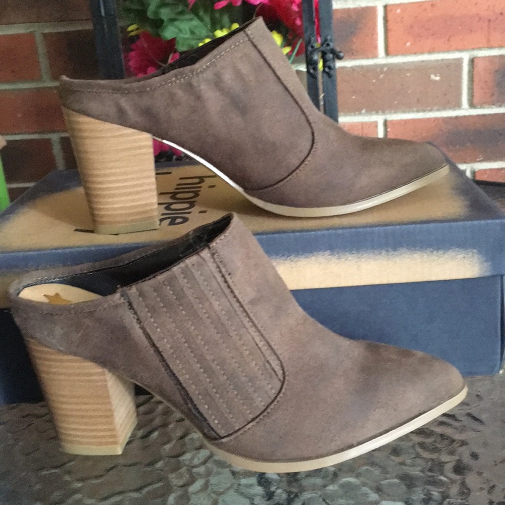 Hippie Laundry Suede Slide-On Bootie